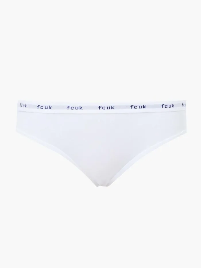 French Connection FCUK 3 Pack Briefs Navywhiteturquoise Women Underwear and Socks