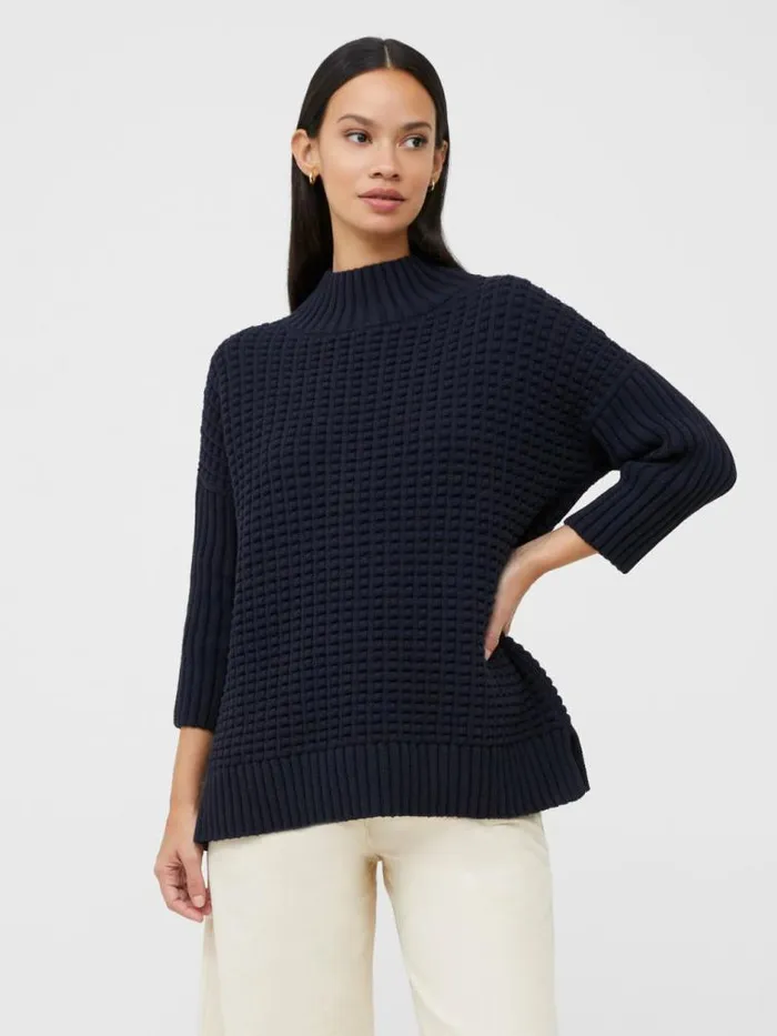 French Connection Mozart Popcorn High Neck Jumper Nocturnal Women Jumpers and Cardigans French Connection Mozart Popcorn High Neck Jumper Nocturnal Women Jumpers and Cardigans