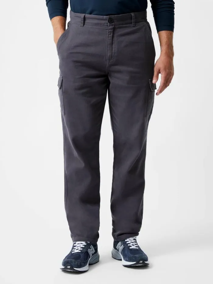 French Connection Smart Cargo Pants Dark Grey Men Trousers