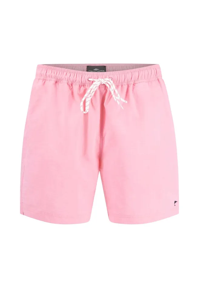 FYNCHHATTON Bathing Shorts In Plain Colors With A Logodail Peesummer Breezestrong Bluenavy Men Shorts