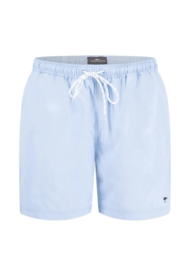 FYNCHHATTON Bathing Shorts In Plain Colors With A Logodail Peesummer Breezestrong Bluenavy Men Shorts
