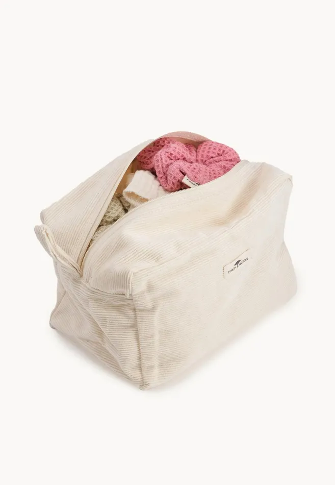 FYNCHHATTON Bintou Cosmetic Bag Made Of Feincord Offwhite Living Accessories