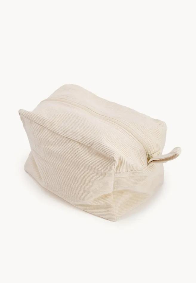 FYNCHHATTON Bintou Cosmetic Bag Made Of Feincord Offwhite Living Accessories