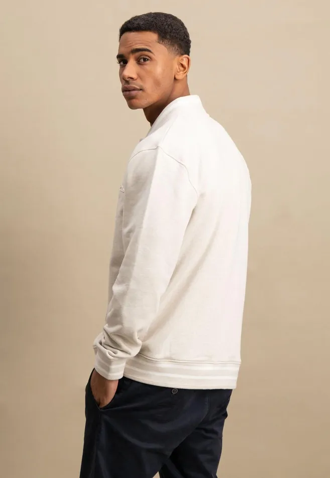 FYNCHHATTON College Jacket With Push Buttons Navynew Offwhite Men Cardigan