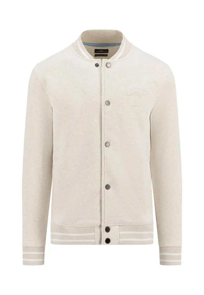 FYNCHHATTON College Jacket With Push Buttons Navynew Offwhite Men Cardigan