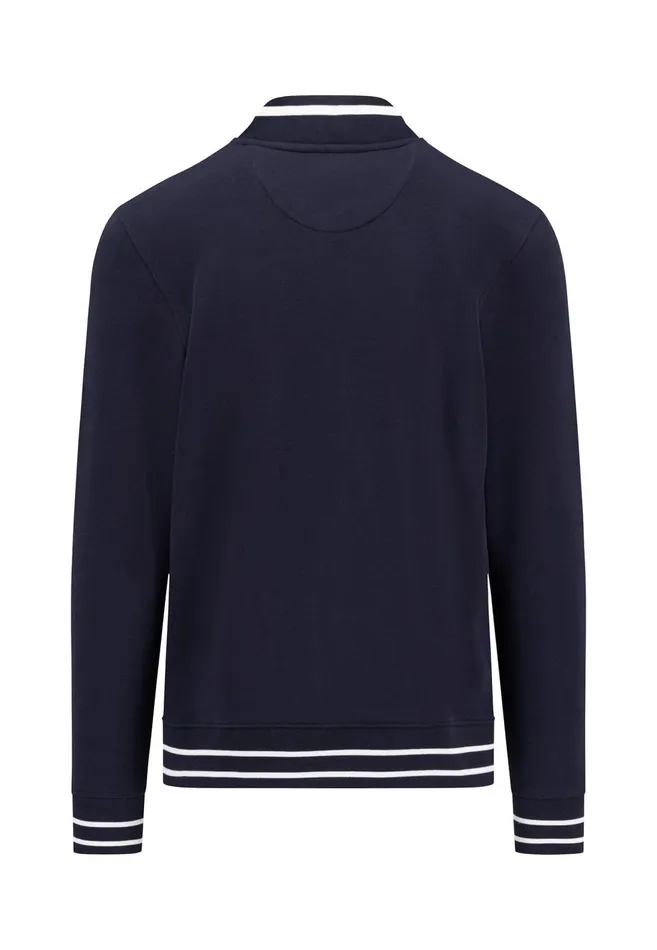 FYNCHHATTON College Jacket With Push Buttons Navynew Offwhite Men Cardigan
