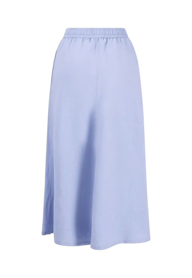 FYNCHHATTON Flowing Maxirock Made Of Linen Mix Sandlight Blue Women Skirts