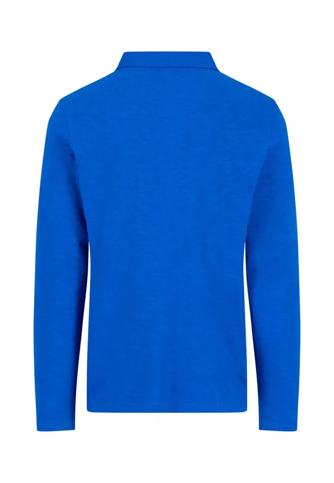 FYNCHHATTON Long Arm Polo Shirt Made Of Cotton New Offwhitenavypoppy Redstrong Blue Men Polo Shirt