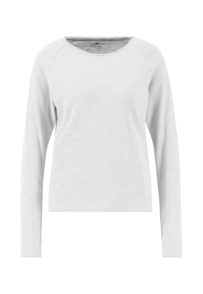 FYNCHHATTON Longsleeved Shirt Casual Fit Made Of The Finest Cotton Milkneon Papaya Women Sweatshirts FYNCHHATTON Longsleeved Shirt Casual Fit Made Of The Finest Cotton Milkneon Papaya Women Sweatshirts
