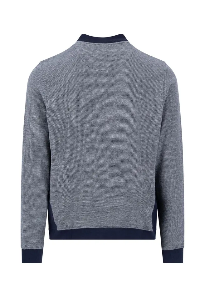 FYNCHHATTON Parting Jacket Made Of Cotton In Twocolor Look Navy Men Cardigan
