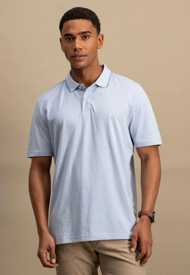 FYNCHHATTON Polo Shirt With A Subtle LogoTail Summer Breezenavystrong Blue Men Polo Shirt FYNCHHATTON Polo Shirt With A Subtle LogoTail Summer Breezenavystrong Blue Men Polo Shirt