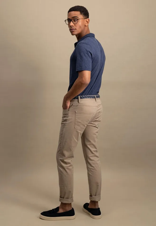 FYNCHHATTON Polo Shirt With A Subtle LogoTail Summer Breezenavystrong Blue Men Polo Shirt
