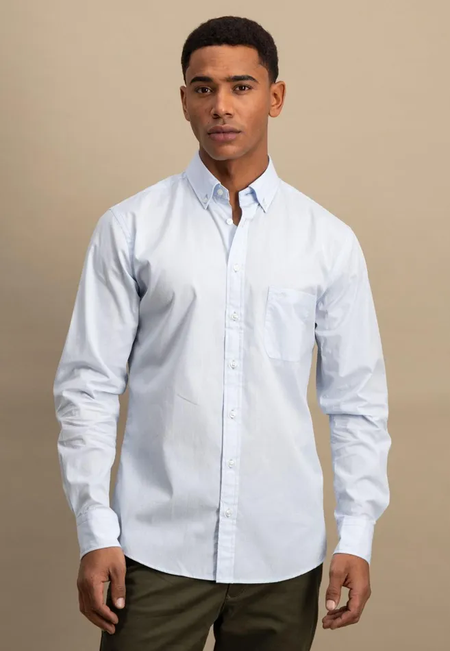 FYNCHHATTON Shirt With Buttondown Collar Summer Breezenavywhite Men Shirts