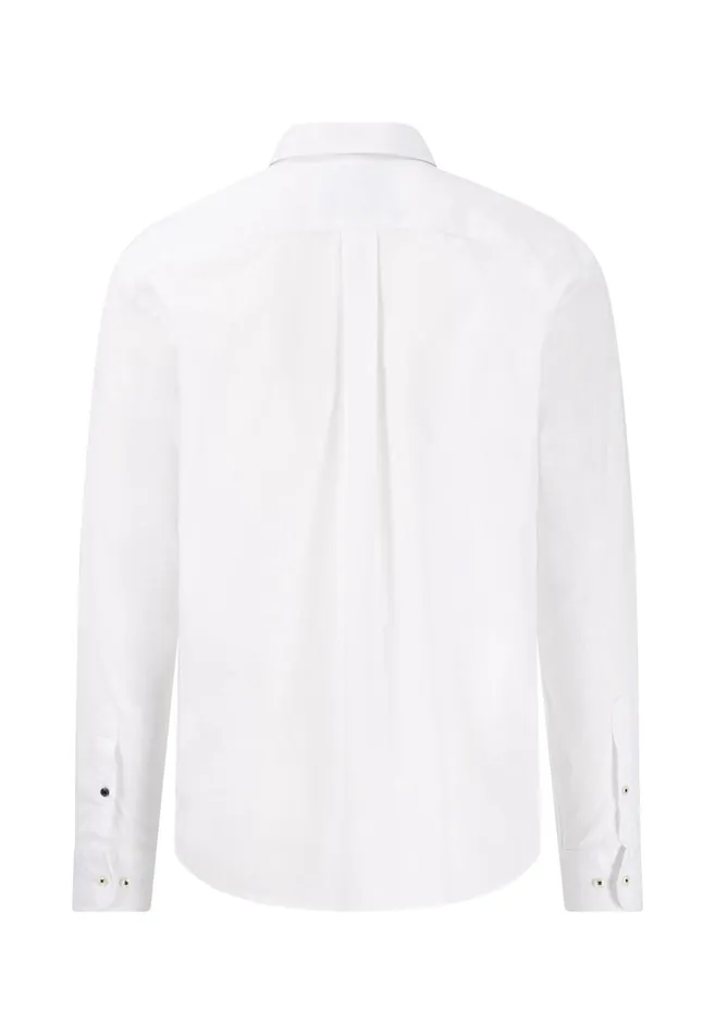 FYNCHHATTON Shirt With Buttondown Collar Summer Breezenavywhite Men Shirts