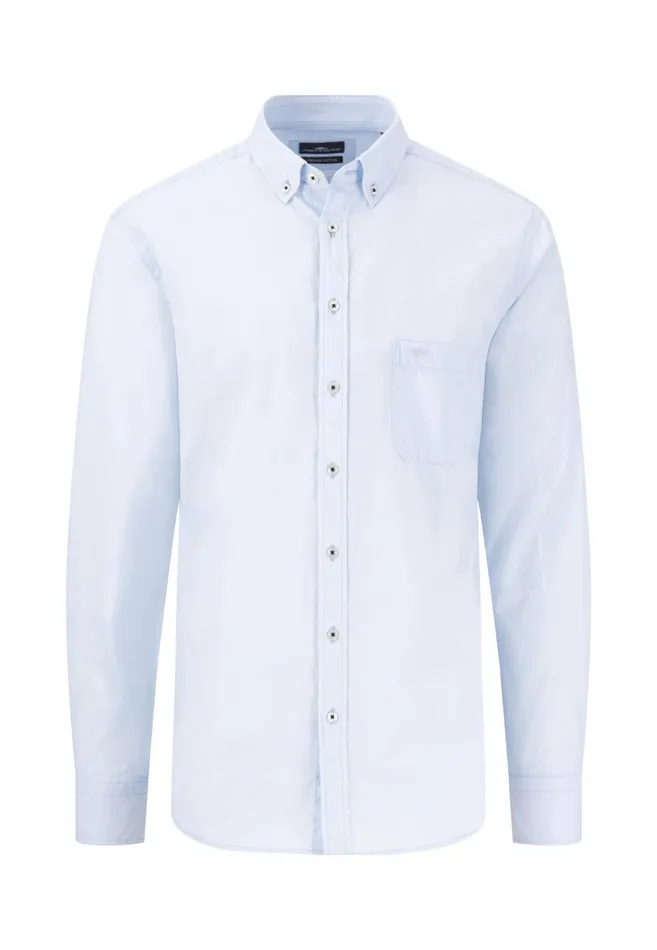 FYNCHHATTON Shirt With Buttondown Collar Summer Breezenavywhite Men Shirts