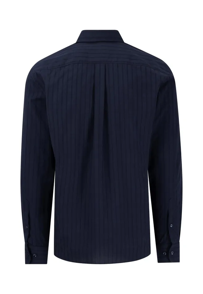 FYNCHHATTON Shirt With Buttondown Collar Summer Breezenavywhite Men Shirts