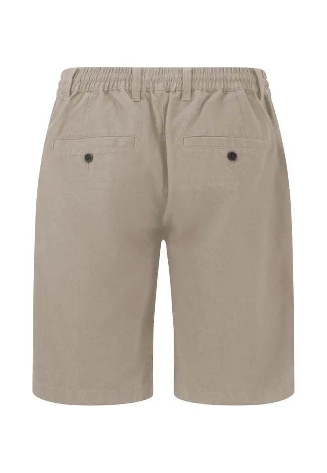 FYNCHHATTON Subtle Bermuda From Linen Mix Dark Navystonedusty Olive Men Shorts FYNCHHATTON Subtle Bermuda From Linen Mix Dark Navystonedusty Olive Men Shorts