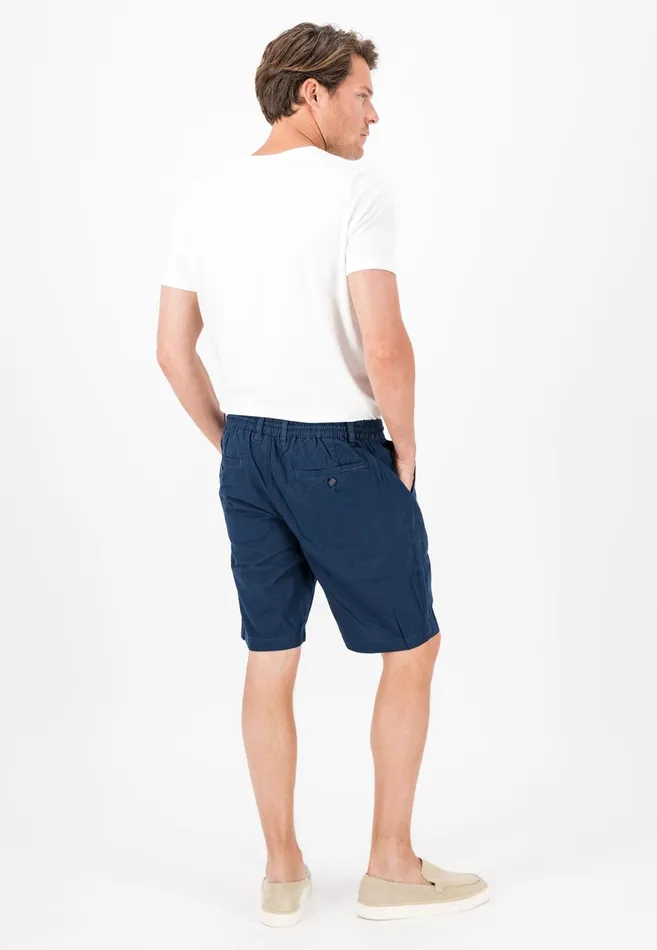 FYNCHHATTON Subtle Bermuda From Linen Mix Dark Navystonedusty Olive Men Shorts FYNCHHATTON Subtle Bermuda From Linen Mix Dark Navystonedusty Olive Men Shorts