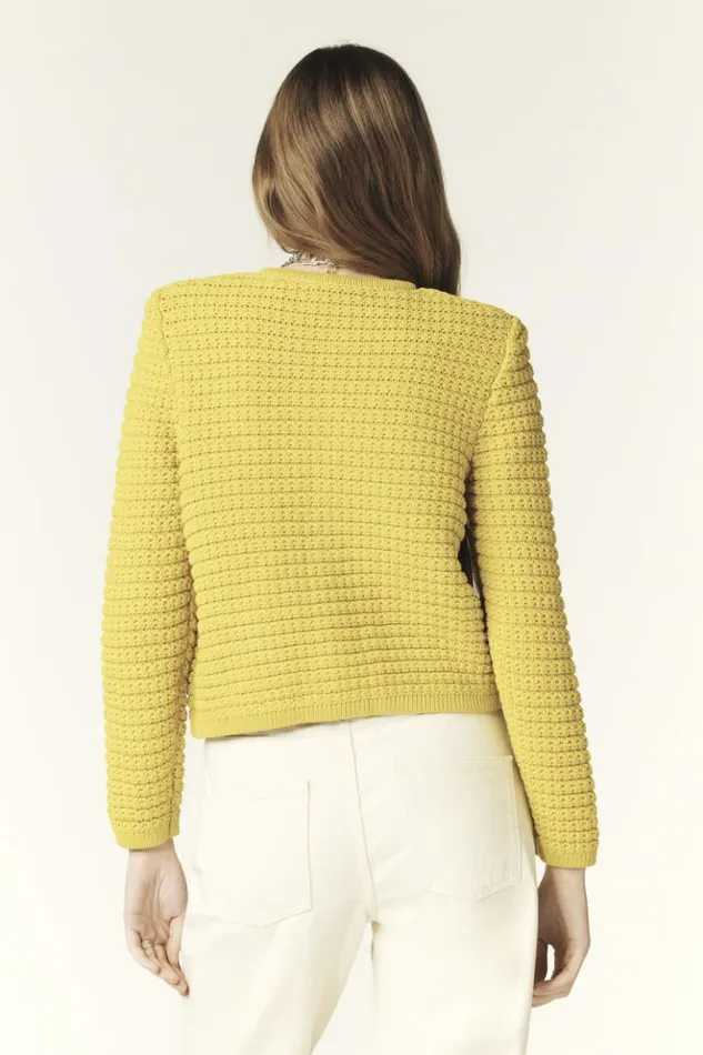 GaspardDecorative Knit Cardigan Clothing Baandsh Sweaters and Cardigans