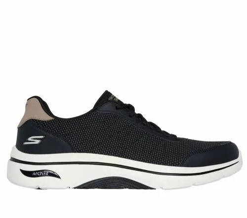 GO WALK Arch Fit 20 8211 Umi Black Men SKECHERS SlipOn