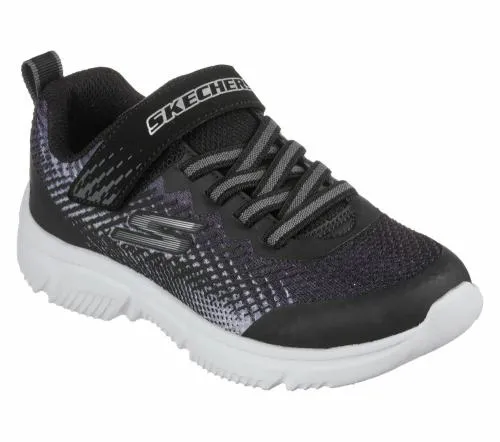 GOrun 650 8211 Norvo Black Silver Kids SKECHERS Big Kids UK Sizes 36