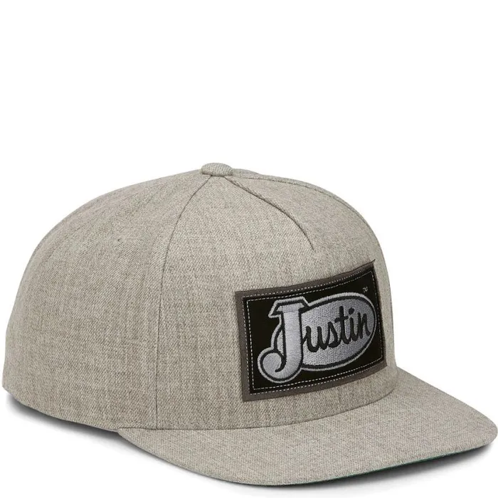 Hats and Caps Men Justin Boots Claybank Cap Light Grey 040grey041