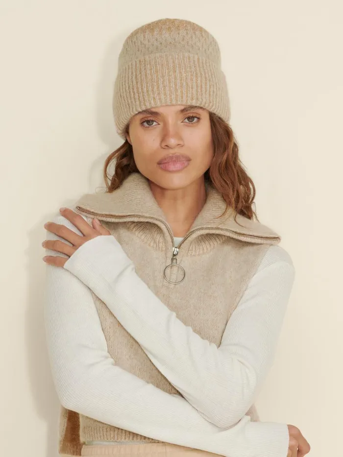 Hats WomenMen Holzweiler Tine Knit Beanie Sand Mix