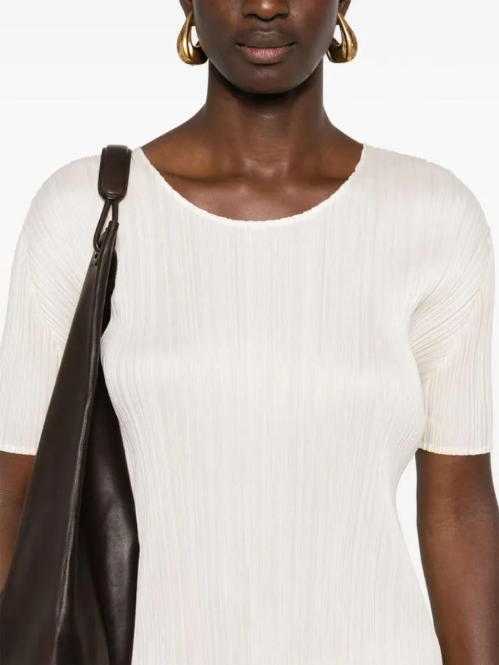 Henrik Vibskov Boutique AW23 Drop 2 Short Sleeve Top 8211 Light Beige Women Tops