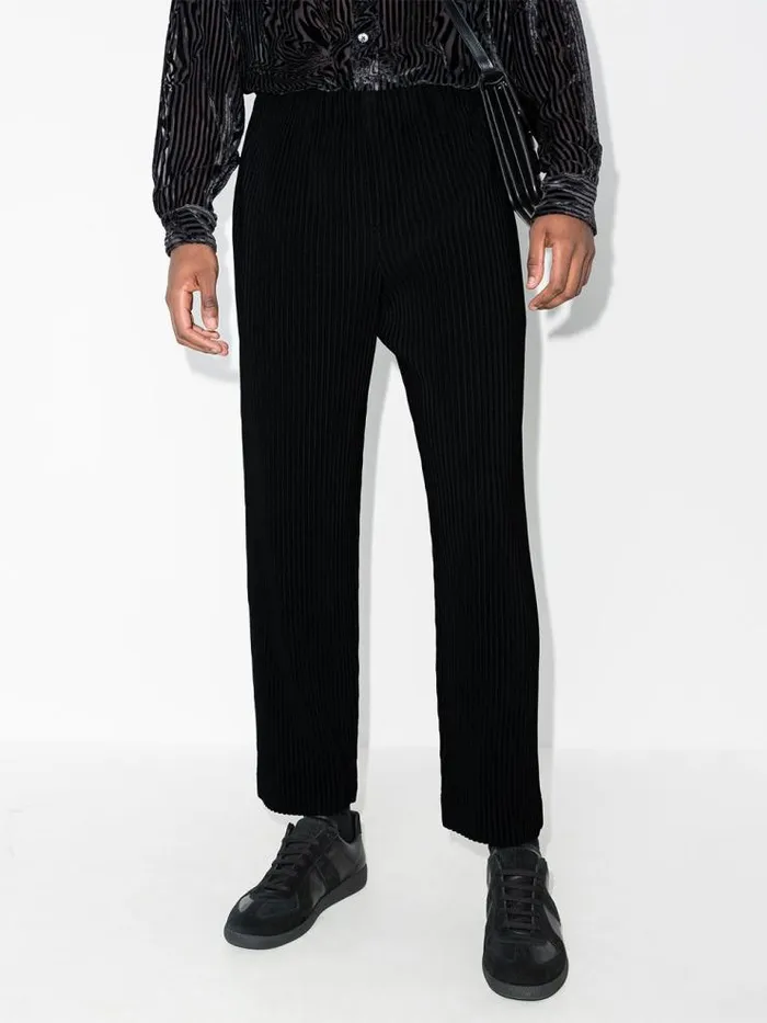 Henrik Vibskov Boutique AW23 Drop 2 Straight Fit Pants 8211 Black Men Pants