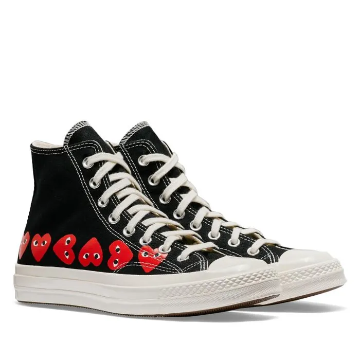 Henrik Vibskov Boutique Converse High 039Chuck Taylor039 Sneakers Multi Heart 8211 Black Men Sneakers