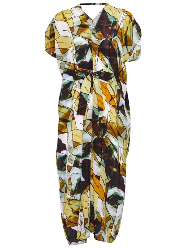 Henrik Vibskov Boutique Cut Silk Kaftan 8211 Beige Analogue Gloves Women Dresses Henrik Vibskov Boutique Cut Silk Kaftan 8211 Beige Analogue Gloves Women Dresses