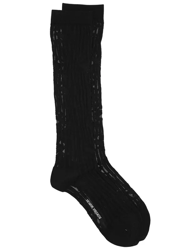 Henrik Vibskov Boutique Daffodils Transparent Socks Femme 8211 Black Daffodils Women Socks Henrik Vibskov Boutique Daffodils Transparent Socks Femme 8211 Black Daffodils Women Socks