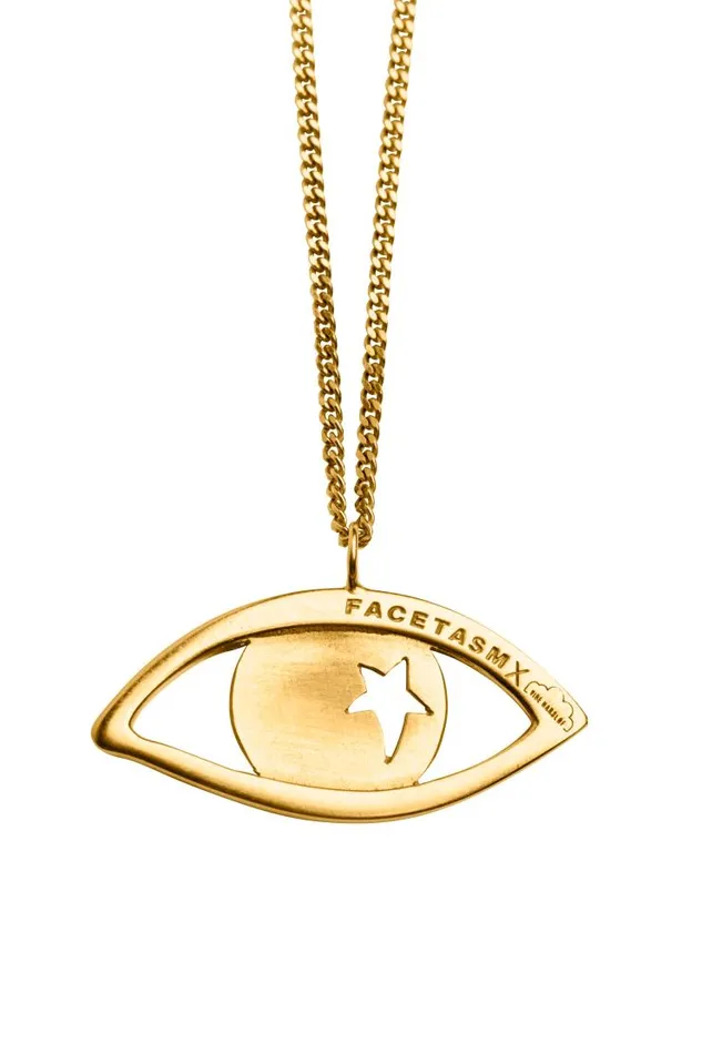 Henrik Vibskov Boutique Eye Pendant Necklace 8211 Gold Plated Women Necklaces Henrik Vibskov Boutique Eye Pendant Necklace 8211 Gold Plated Women Necklaces