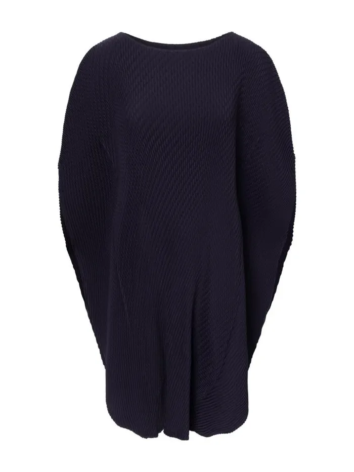 Henrik Vibskov Boutique Orbicular Pleats Dress 8211 Dark Navy Women Dresses