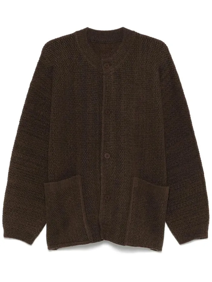 Henrik Vibskov Boutique Rustic Knitted Top 8211 Brown Men Knitwear