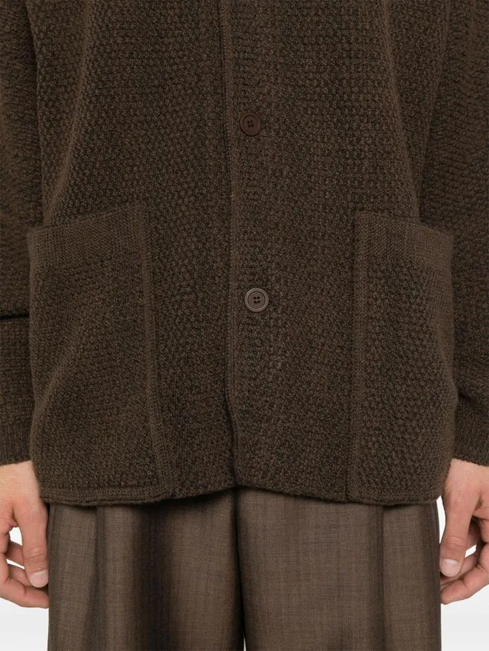 Henrik Vibskov Boutique Rustic Knitted Top 8211 Brown Men Knitwear
