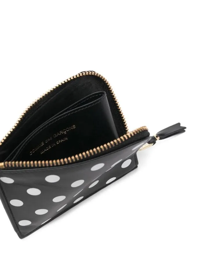 Henrik Vibskov Boutique SA3100PD Wallet 8211 Printed Polka Dot Black Men Wallets