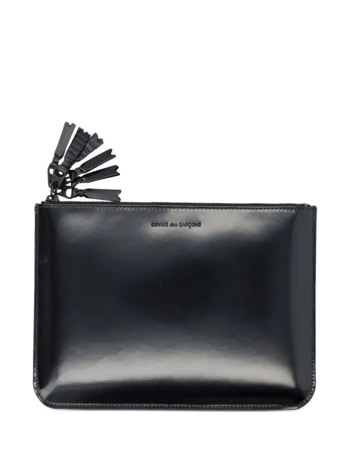 Henrik Vibskov Boutique SA5100ZM Wallet 8211 Zipper Medley Black Men Wallets