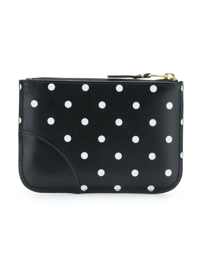 Henrik Vibskov Boutique SA8100PD Wallet 8211 Printed Polka Dots Black Men Wallets