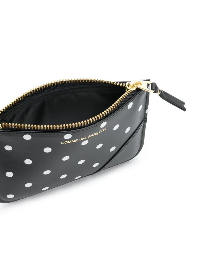 Henrik Vibskov Boutique SA8100PD Wallet 8211 Printed Polka Dots Black Men Wallets