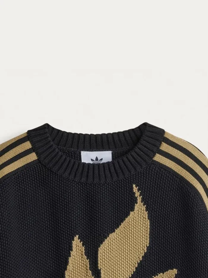 Henrik Vibskov Boutique SFTM Knit Crew Neck Sweatshirt 8211 Black Women Hoodies and Sweatshirts