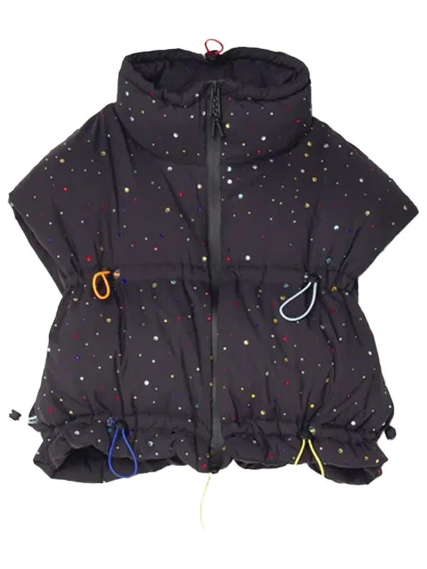 Henrik Vibskov Boutique Shine Down Vest 8211 BlackGemstone Men Jackets and Coats Henrik Vibskov Boutique Shine Down Vest 8211 BlackGemstone Men Jackets and Coats