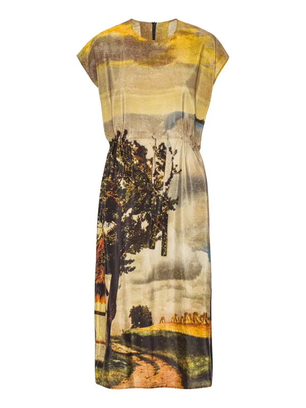 Henrik Vibskov Boutique Simple Dress 8211 Digital Printed Gots G Women Dresses