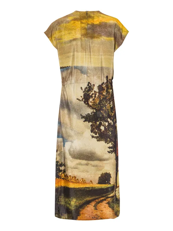 Henrik Vibskov Boutique Simple Dress 8211 Digital Printed Gots G Women Dresses