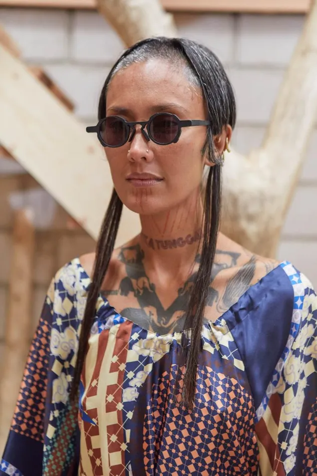 Henrik Vibskov Boutique Small Circle Glasses 8211 Black Women Sunglasses