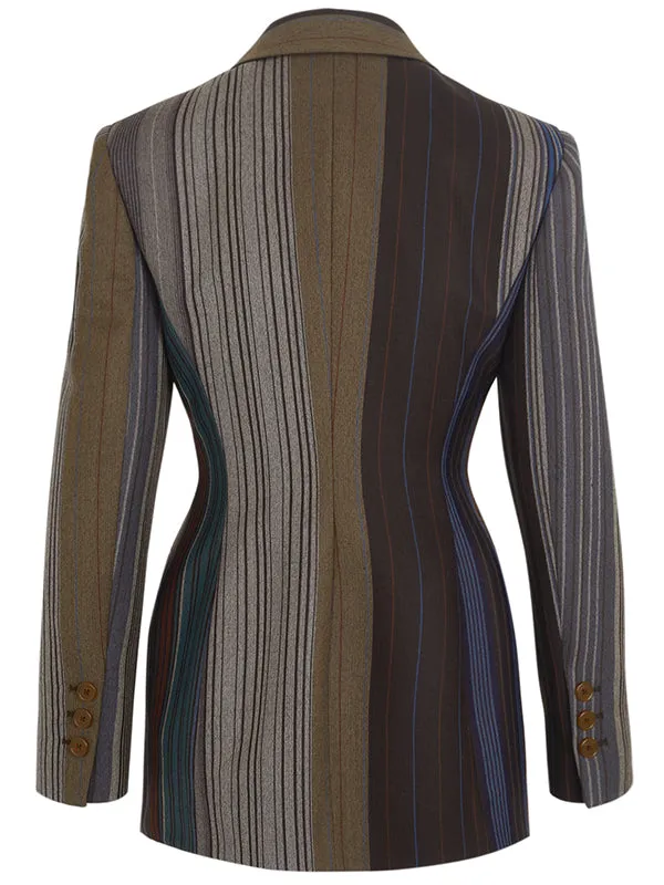 Henrik Vibskov Boutique Stewart Jacket 8211 Fawn Pattern Women Jackets and Coats