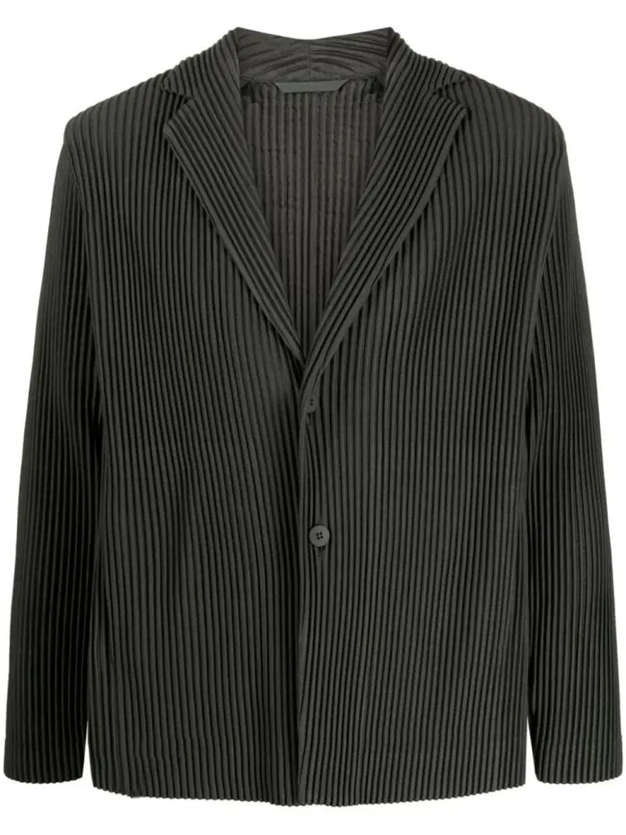 Henrik Vibskov Boutique Tailored Pleated Blazer 8211 Ebony Khaki Men Suits and Blazers Henrik Vibskov Boutique Tailored Pleated Blazer 8211 Ebony Khaki Men Suits and Blazers