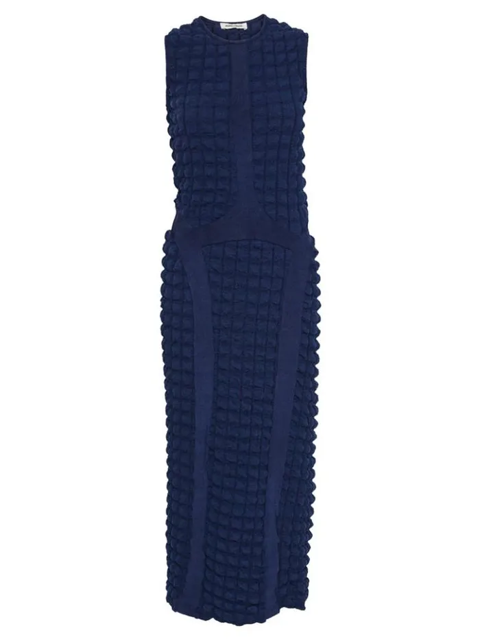 Henrik Vibskov Boutique Tie Dress 8211 Midnight Blue Women Dresses