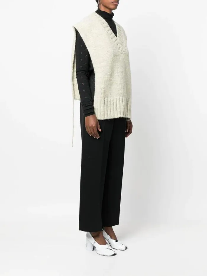 Henrik Vibskov Boutique VNeck Stole 8211 Pistacchio Women Tops