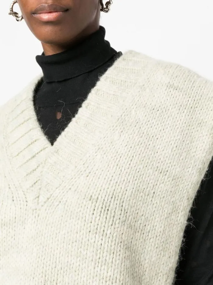 Henrik Vibskov Boutique VNeck Stole 8211 Pistacchio Women Tops